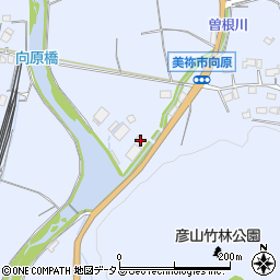 山口県美祢市大嶺町東分向原1350-1周辺の地図