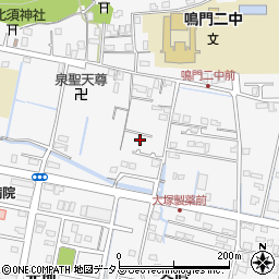 徳島県鳴門市撫養町立岩芥原2周辺の地図