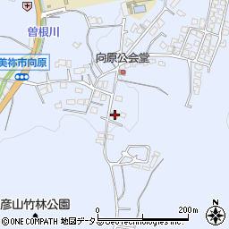山口県美祢市大嶺町東分向原1318周辺の地図