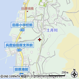 広島県呉市音戸町田原周辺の地図