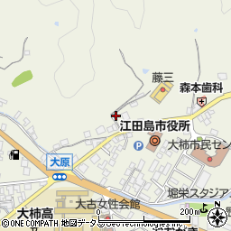 広島県江田島市大柿町大原184-2周辺の地図