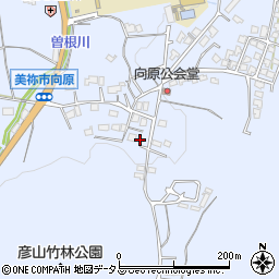 山口県美祢市大嶺町東分向原1321周辺の地図