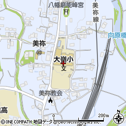 美祢市立大嶺小学校周辺の地図