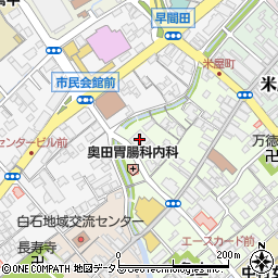 萩山口信用金庫本店周辺の地図