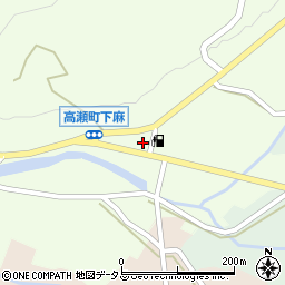 香川県三豊市高瀬町下麻1052周辺の地図