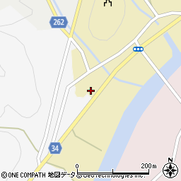 山口県下関市豊田町大字手洗33周辺の地図