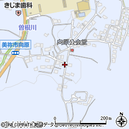 山口県美祢市大嶺町東分向原1316周辺の地図