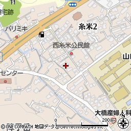 セフィオ糸米周辺の地図