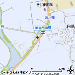 山口県美祢市大嶺町東分向原1343周辺の地図