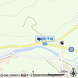 香川県三豊市高瀬町下麻996周辺の地図