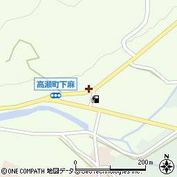 香川県三豊市高瀬町下麻1012周辺の地図