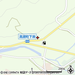 香川県三豊市高瀬町下麻1004周辺の地図