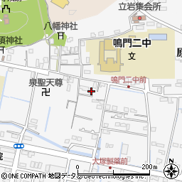徳島県鳴門市撫養町立岩芥原12周辺の地図