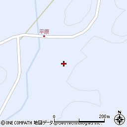 山口県美祢市大嶺町奥分平原2163周辺の地図