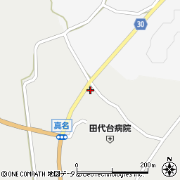 山口県美祢市美東町真名2949周辺の地図