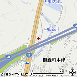 徳島県鳴門市撫養町木津134-1周辺の地図