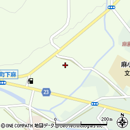 香川県三豊市高瀬町下麻1186周辺の地図