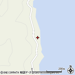 愛媛県越智郡上島町魚島井ノ頭周辺の地図