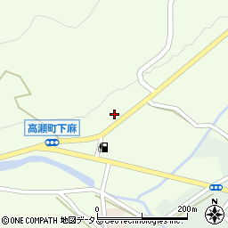 香川県三豊市高瀬町下麻1015周辺の地図