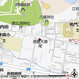 徳島県鳴門市撫養町立岩元地9周辺の地図