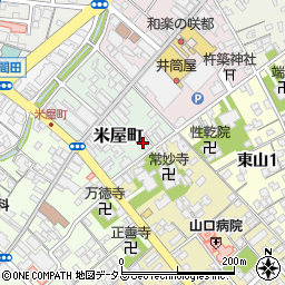 京都きもの学院山中教室周辺の地図