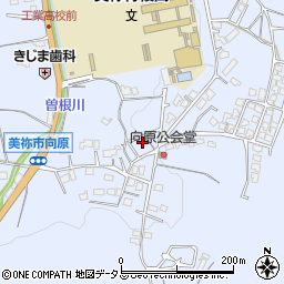 山口県美祢市大嶺町東分向原1304周辺の地図