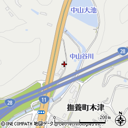 徳島県鳴門市撫養町木津133周辺の地図