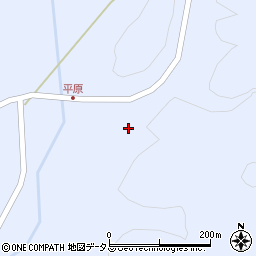 山口県美祢市大嶺町奥分平原2113周辺の地図