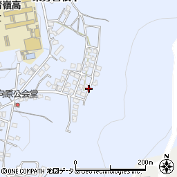 山口県美祢市大嶺町東分向原周辺の地図