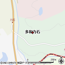 香川県さぬき市多和力石周辺の地図