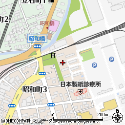 日本製紙岩国工場社宅♯９アパート周辺の地図