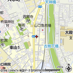 山口県味噌醤油協同組合周辺の地図