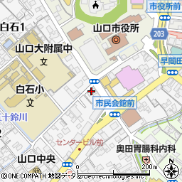 山口県電気工事工業組合周辺の地図