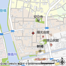 徳島県鳴門市撫養町林崎南殿町周辺の地図
