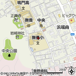徳島県鳴門市撫養町斎田岩崎72周辺の地図