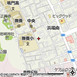 徳島県鳴門市撫養町斎田岩崎周辺の地図