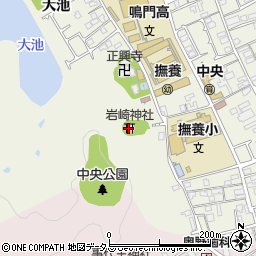 岩崎神社周辺の地図