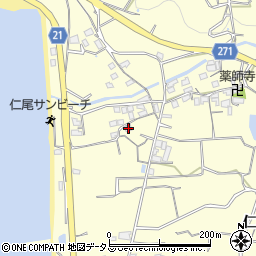 香川県三豊市仁尾町仁尾甲1336周辺の地図