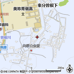 山口県美祢市大嶺町東分向原559-6周辺の地図