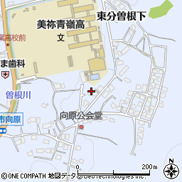 山口県美祢市大嶺町東分向原560周辺の地図