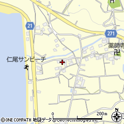 香川県三豊市仁尾町仁尾甲1376周辺の地図