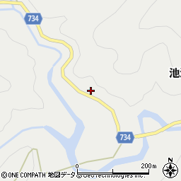 奈良県吉野郡野迫川村池津川265周辺の地図