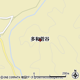 香川県さぬき市多和菅谷周辺の地図