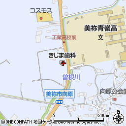 山口県美祢市大嶺町東分向原1384周辺の地図
