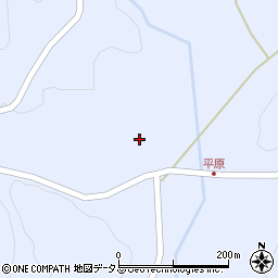 山口県美祢市大嶺町奥分平原2408周辺の地図