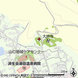 朝倉八幡宮周辺の地図