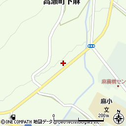 香川県三豊市高瀬町下麻1298-1周辺の地図