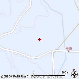 山口県美祢市大嶺町奥分平原2401周辺の地図