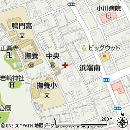 徳島県鳴門市撫養町斎田岩崎118周辺の地図