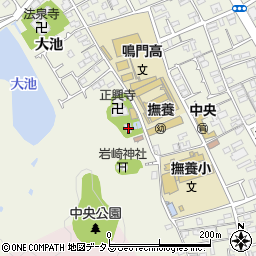 徳島県鳴門市撫養町斎田岩崎144-1周辺の地図